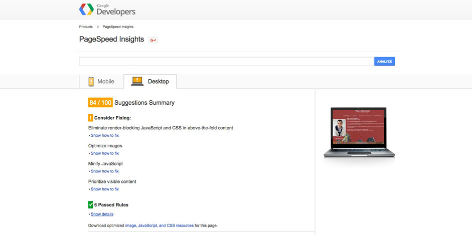 page-speed-desktop